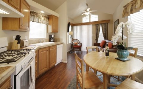 cottage dining area at Pismo Sands RV Resort