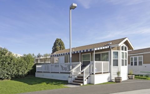 exterior of cottages