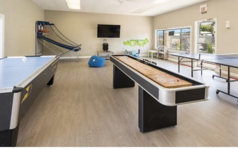 game room at Pismo Sands RV Resort